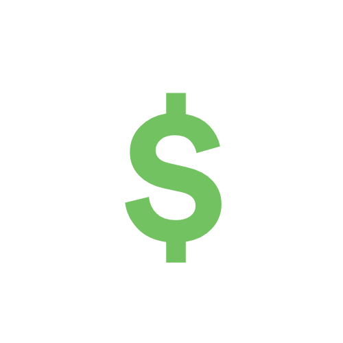 A green dollar sign on a black background for AutoAuctionMall.com.