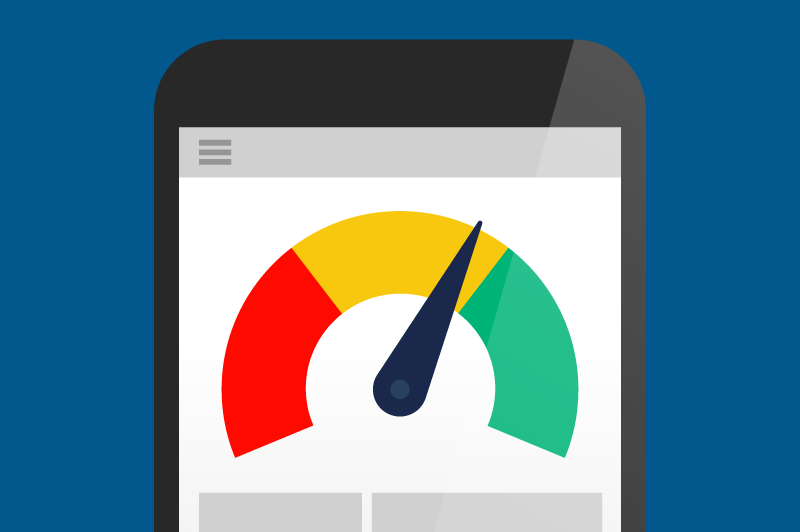 A smartphone with a speedometer on it which helps improve user experience.