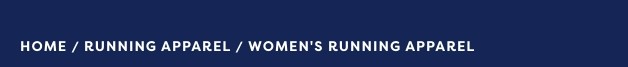Korean running apparel logo on a blue background.