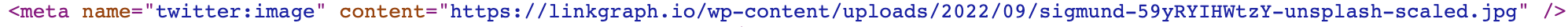 Meta example of linkgraph