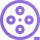 Purple Button Icon